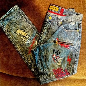 MAKOBI Love Kills Denim Jeans